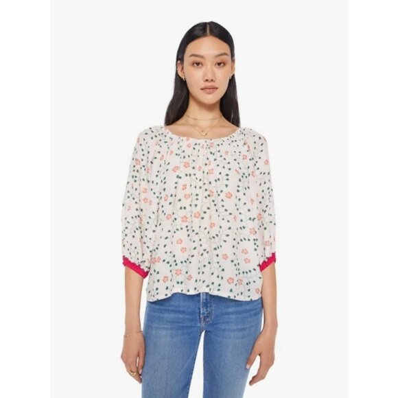 💕NATALIE MARTIN💕 Ella Top ~ Pinwheel Cotton Medium M NWT - Picture 2 of 13